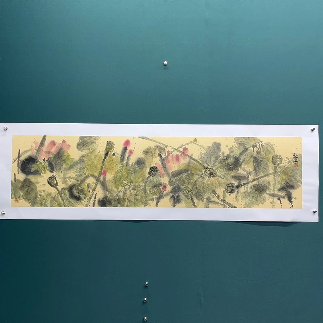 国画艺术家真人手绘