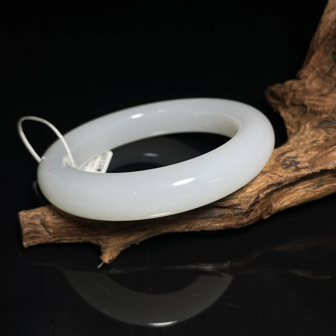 【蛮石】和田玉手镯圈口约60.1mm R147-427