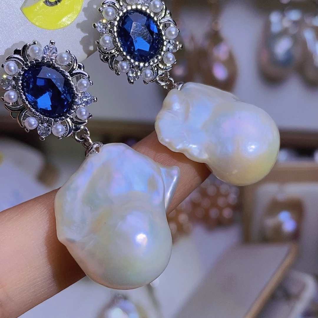 恬***麻淡水珍珠淡水珍珠银S925镶嵌