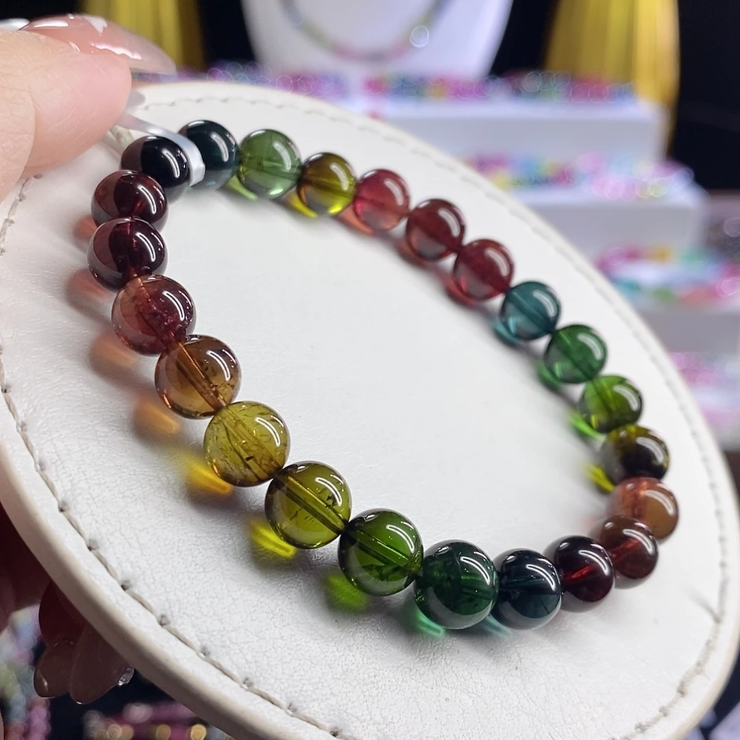 未镶嵌手链碧玺浓郁