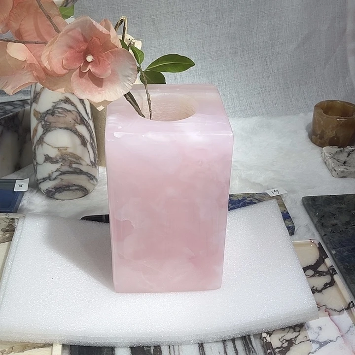 石材天然奢石大理石花瓶