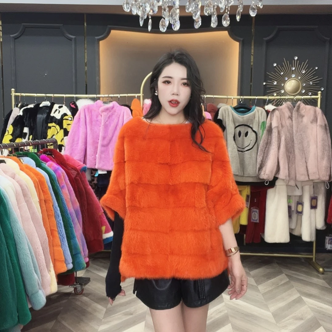 冬季新款时尚水貂毛