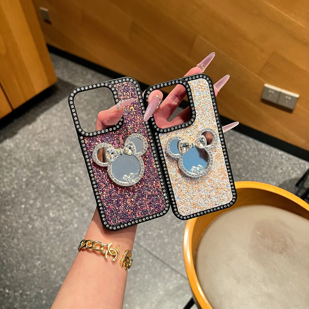 米奇高级感奢华边框适用于Phone17ProMax苹果15手机壳1413女款16