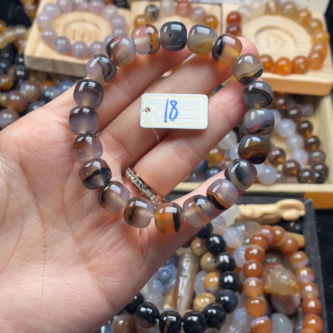 玛瑙/玉髓未镶嵌手链