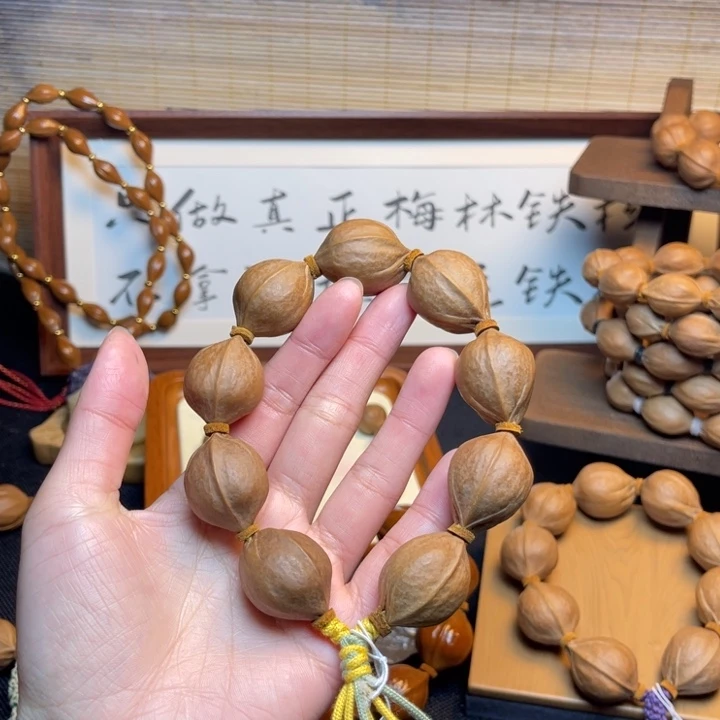 顽***主橄榄核手串/手链21.28精品梅林铁核