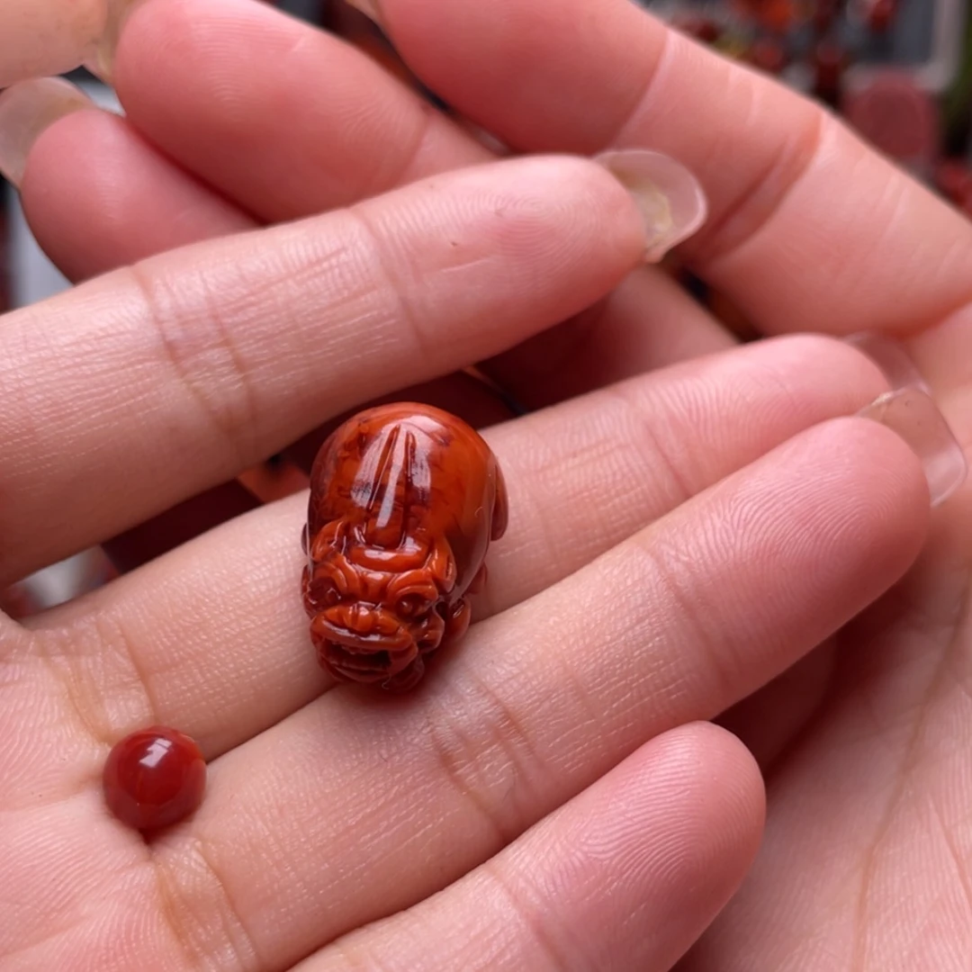【闪购商品】南红玛瑙貔貅吊坠未镶嵌?*