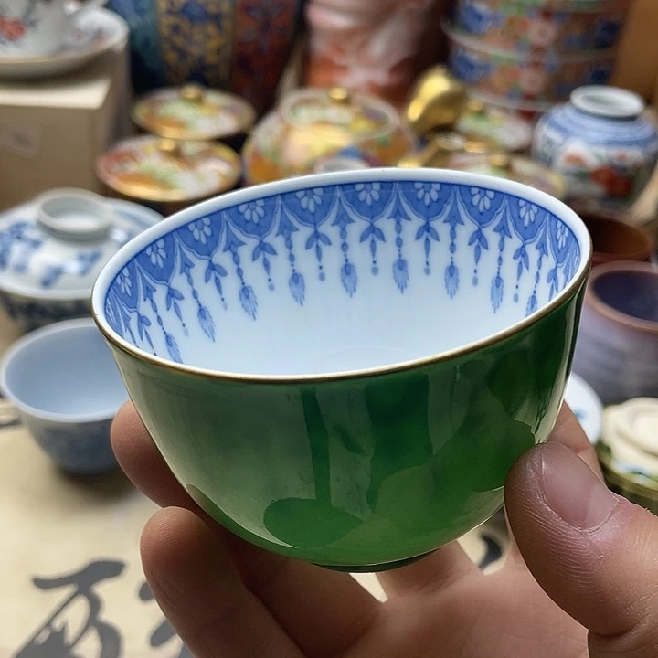 瓷片008 一人直播，看品直播间说序号