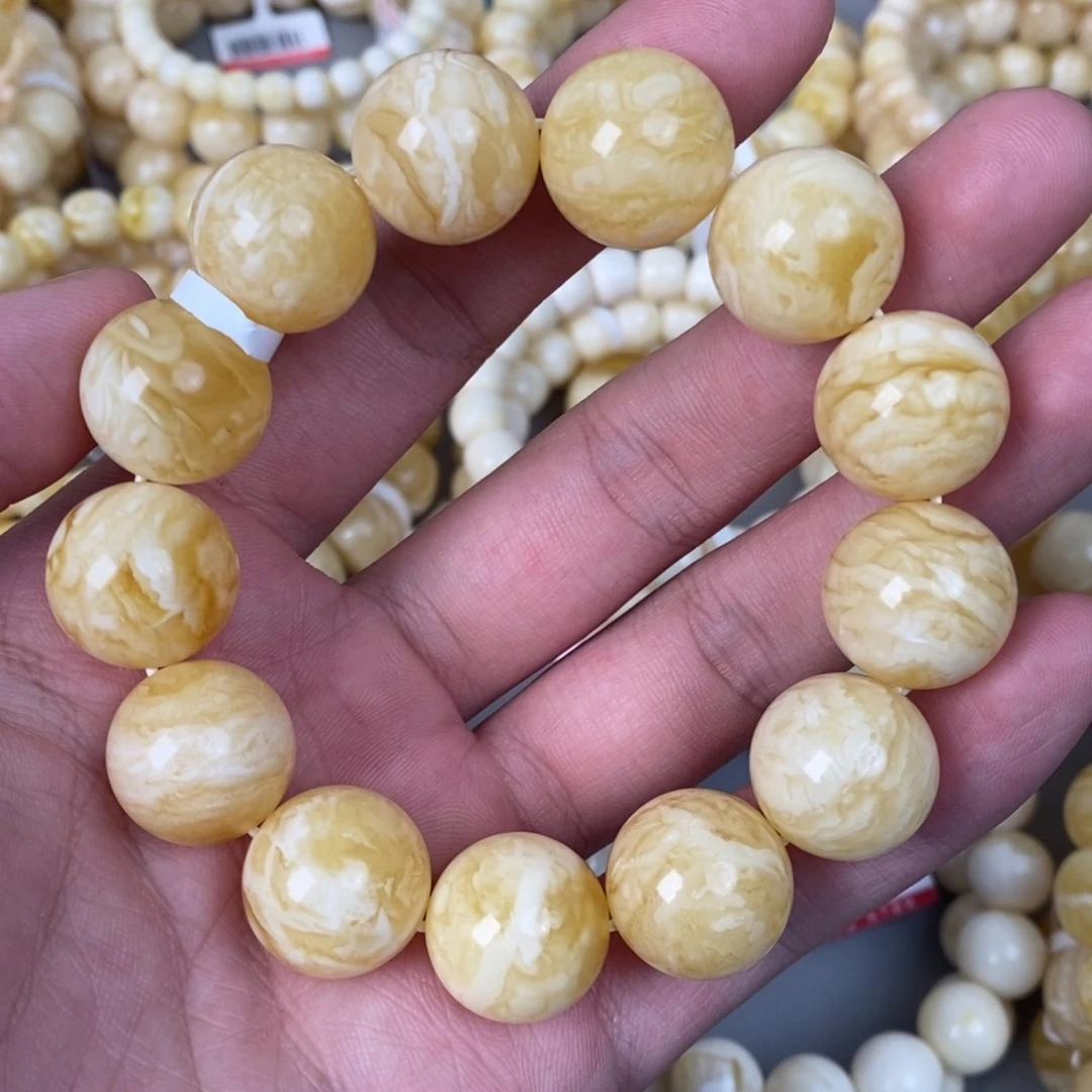 琥珀未镶嵌珠宝奇石17mm➕