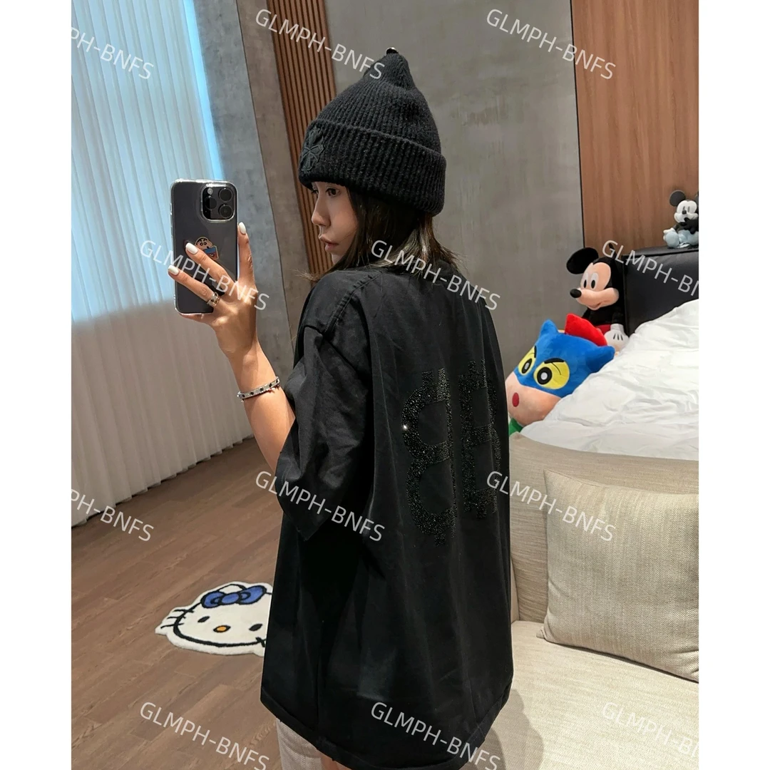 GLMPH-BNFS【BB专属】简约宽松圆领短袖休闲百搭上衣-738