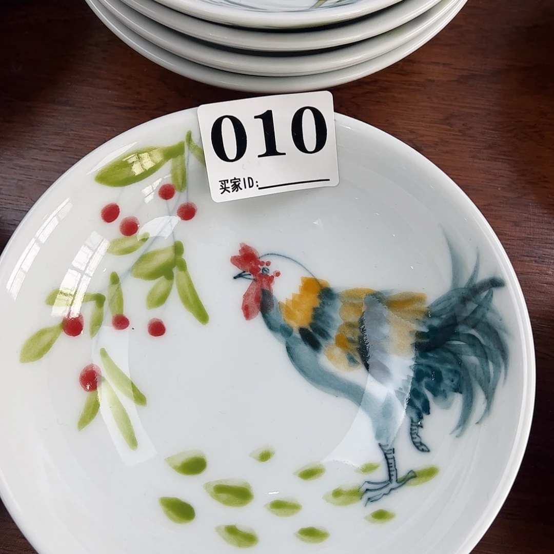 瓷片景德镇陶瓷手工手绘制作