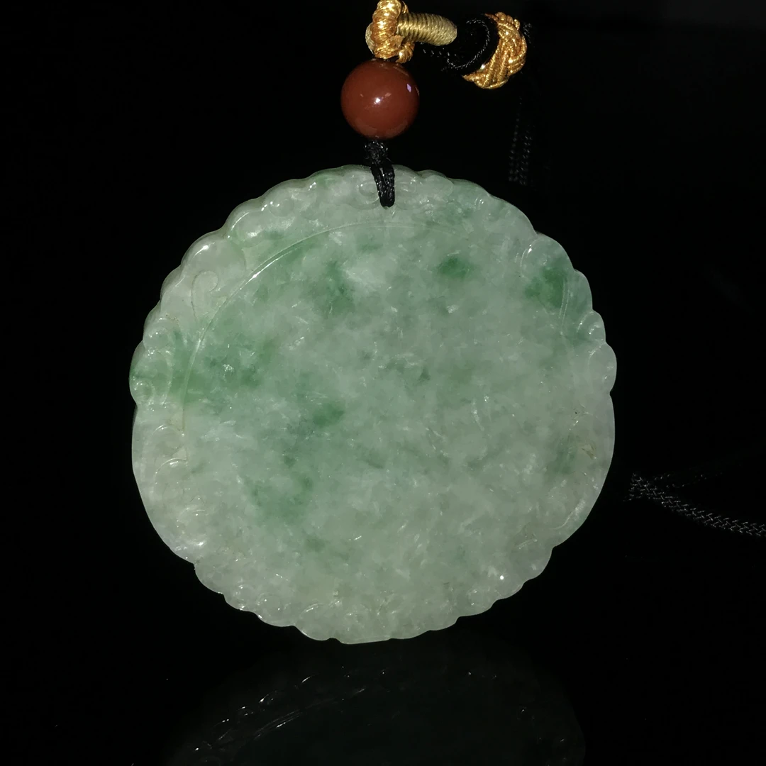 20世纪翡翠平安牌/HY538115/金玉良缘/槐荫山房