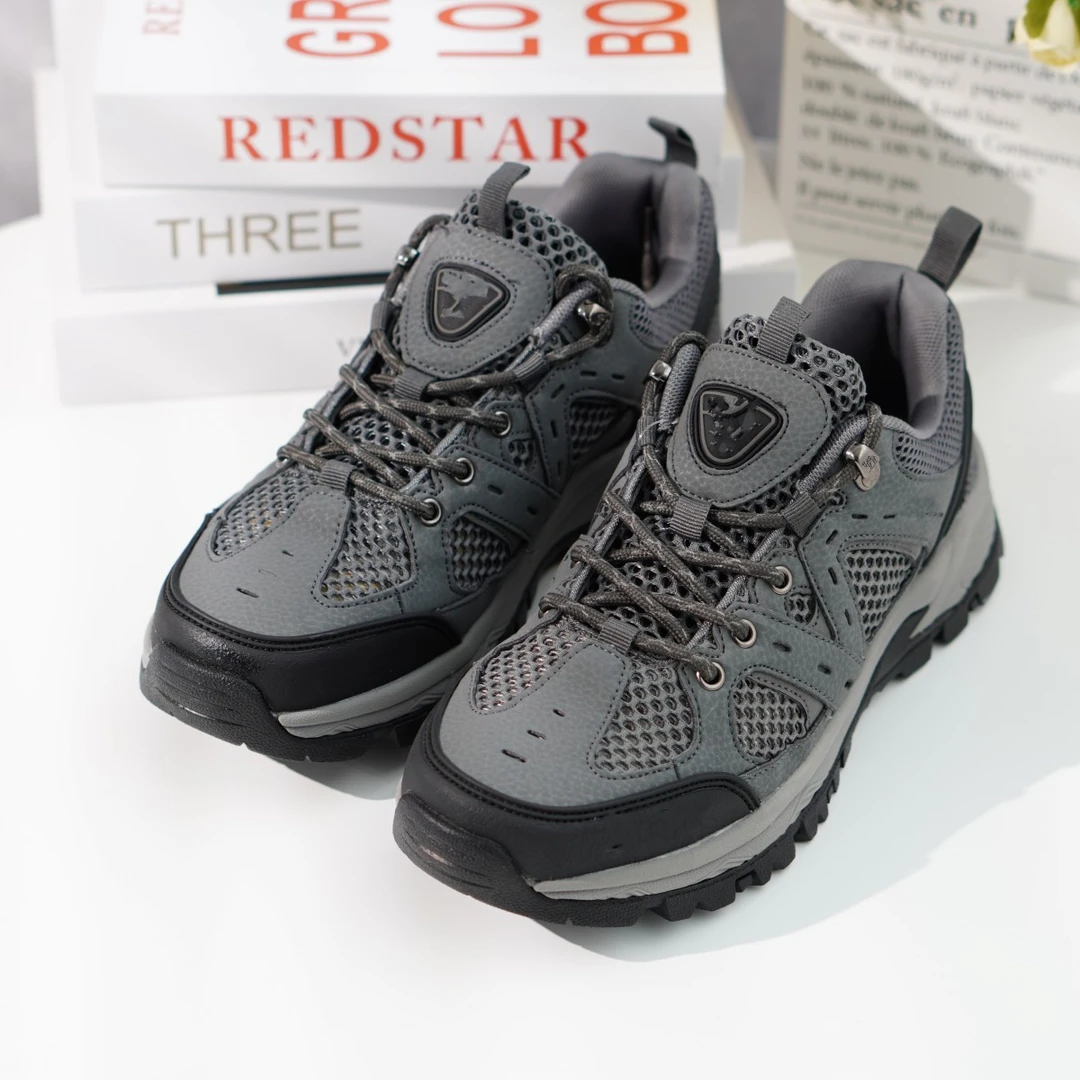 麦迪尚品【骆】5071702 时尚系带休闲鞋男款徒步鞋春季品牌撤柜