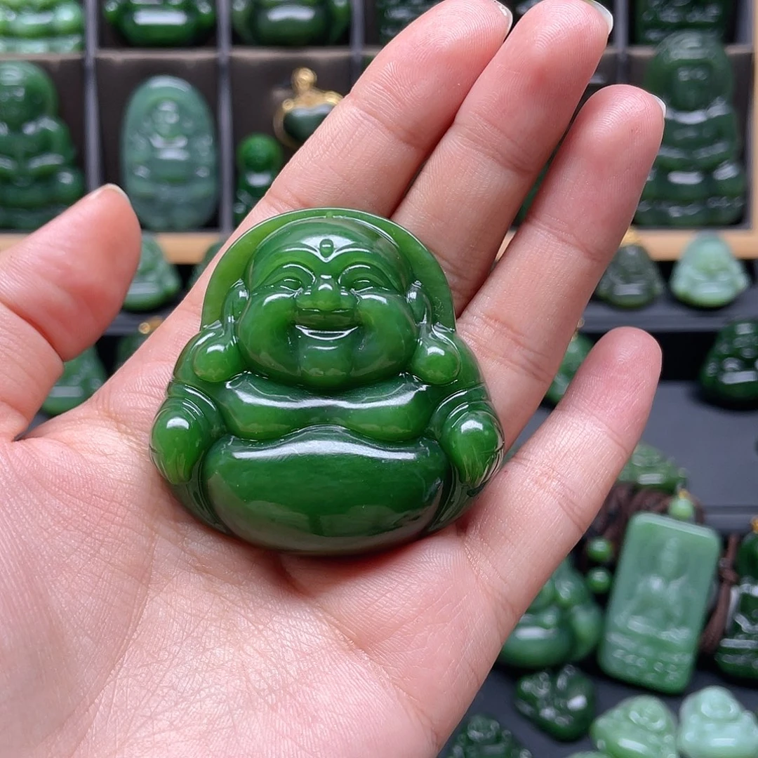 颈饰未镶嵌和田玉牧*人