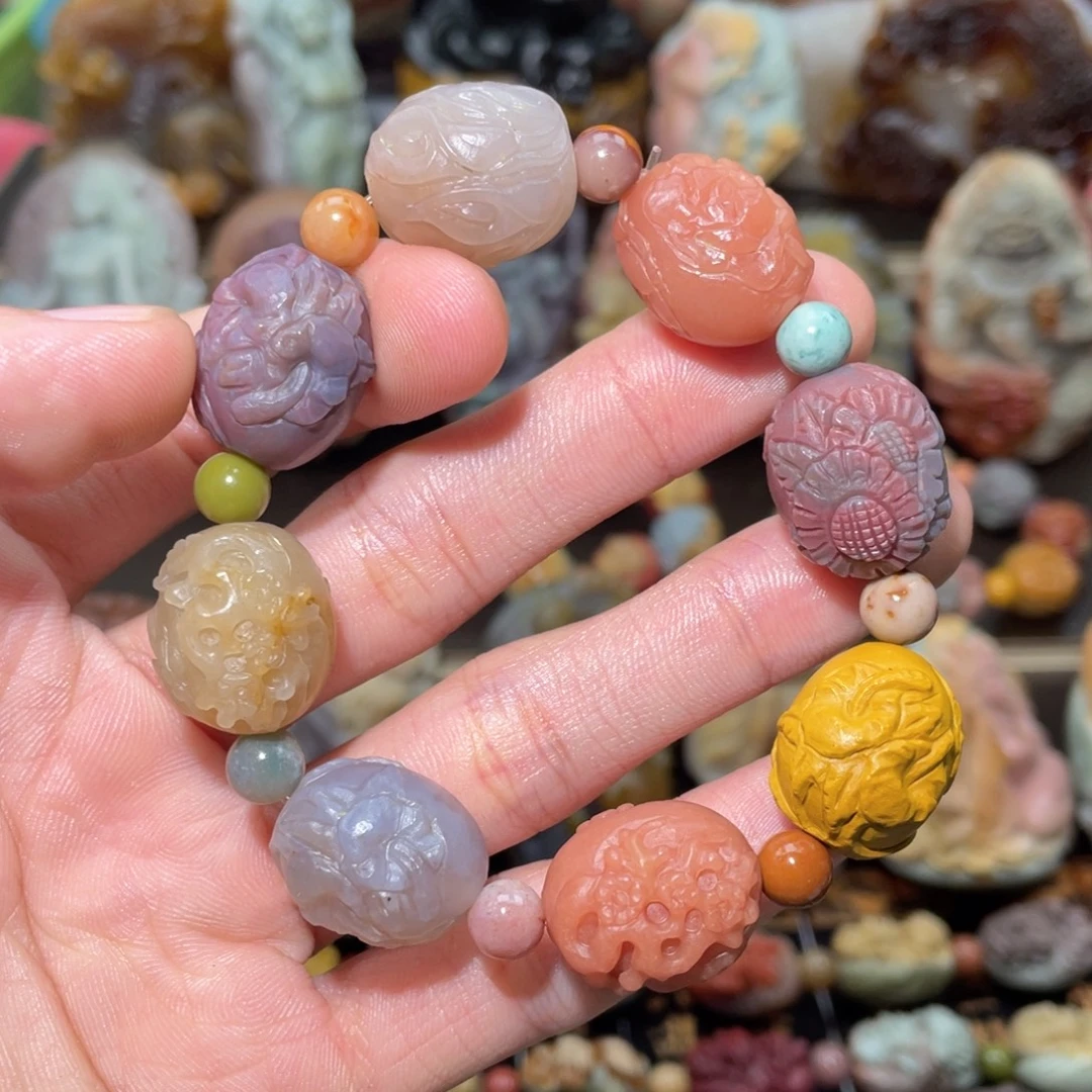 石英质玉未镶嵌手串