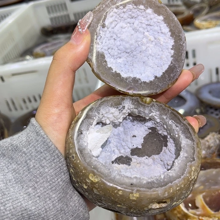 水晶未镶嵌珠宝半成品奇石玛nao盆