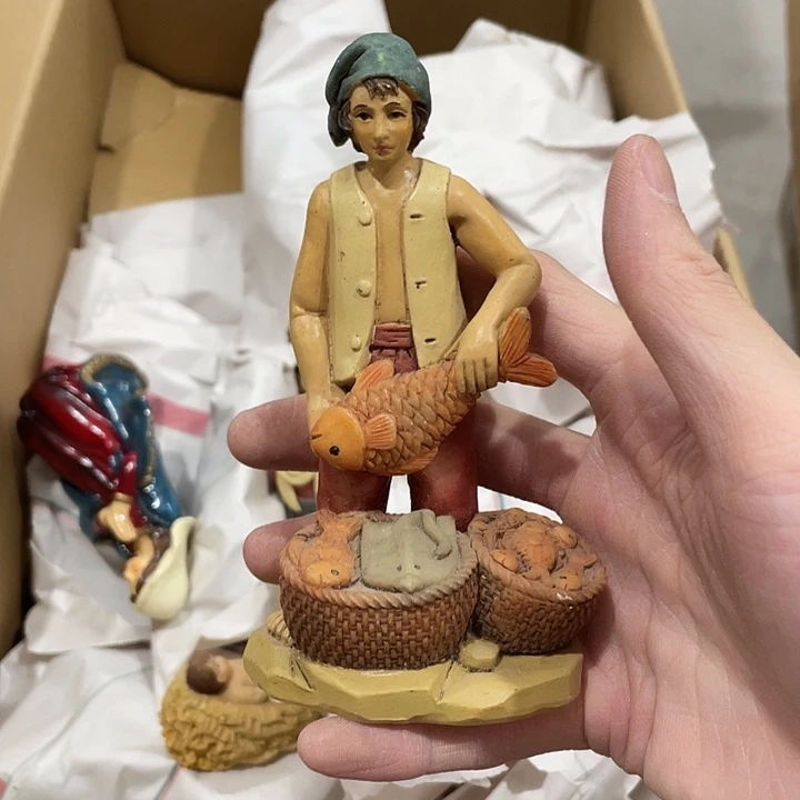 画***乐瓷片工艺品默认微瑕不退不换