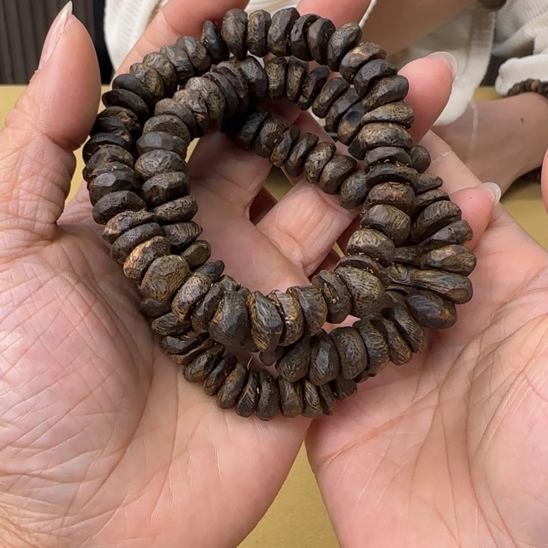 沉香手串多样性发1条白棋沉水树丁高货16克