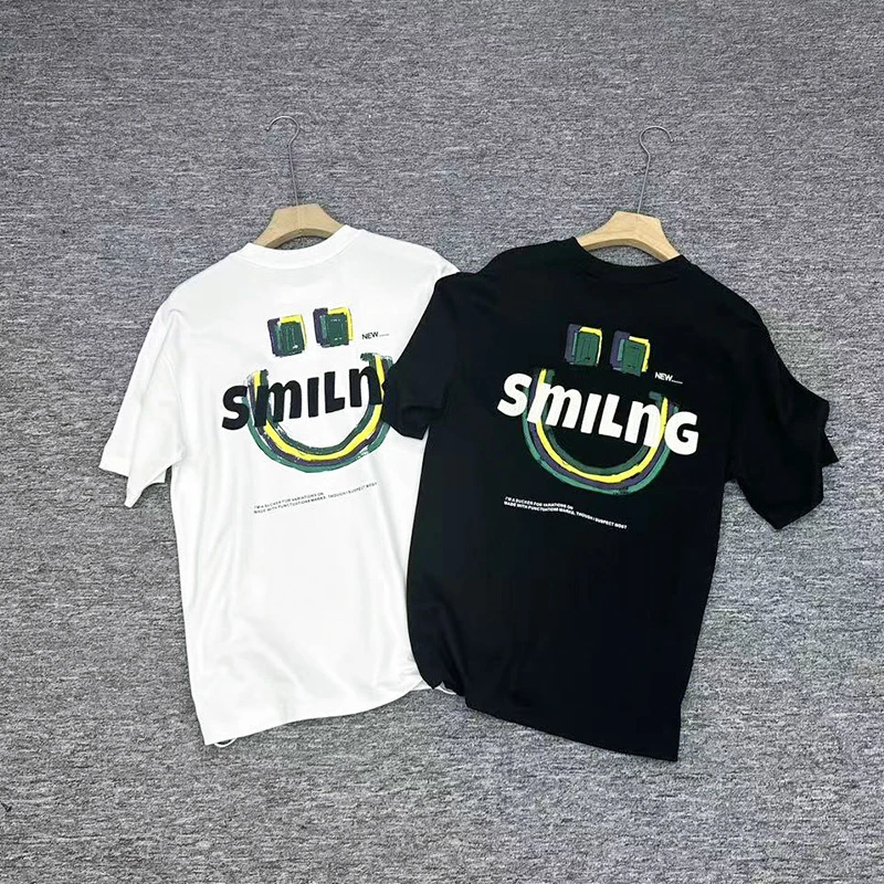 短袖夏季青年潮牌常规刺绣T恤#9010