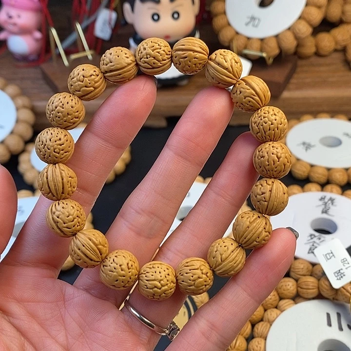 桃核手串李*驰荔枝13  （尺寸误差0.5之间）