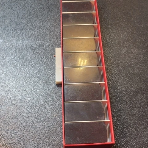 伊犁石印石溪**路2.5*5.0素章紫云一组十枚