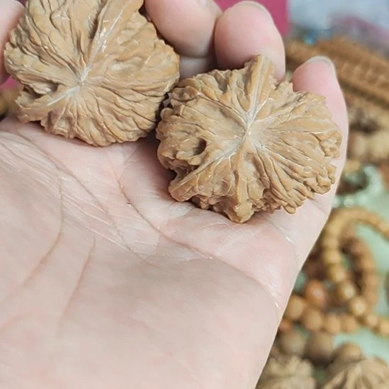 见***己把件文玩核桃磨盘异形练手～朋友福利