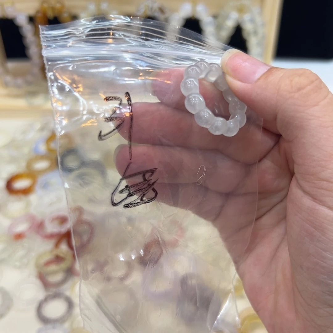 玛瑙/玉髓戒指合金31港15