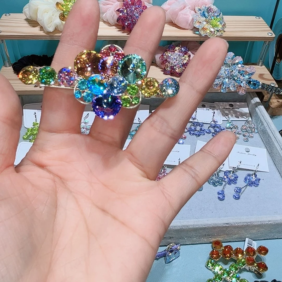 布艺铁合金耳钉的