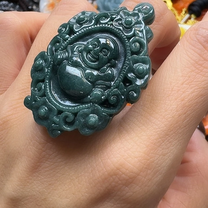 翡翠未镶嵌项链翡翠