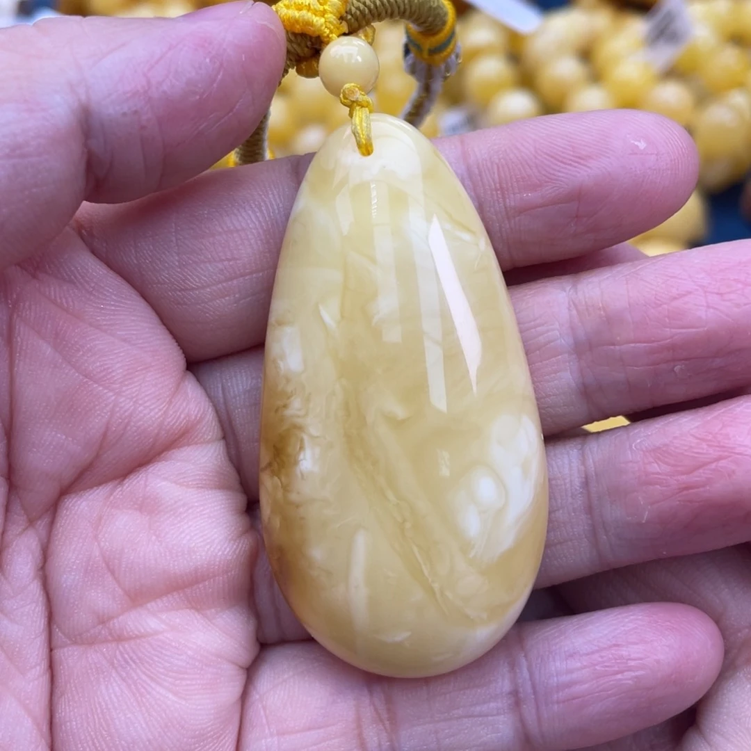 琥珀裸石未镶嵌琥珀蜜蜡