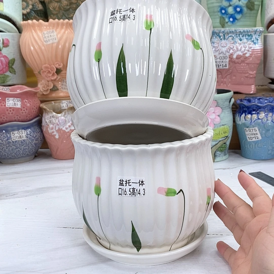 陶瓷@陶瓷花盆@@583827109709