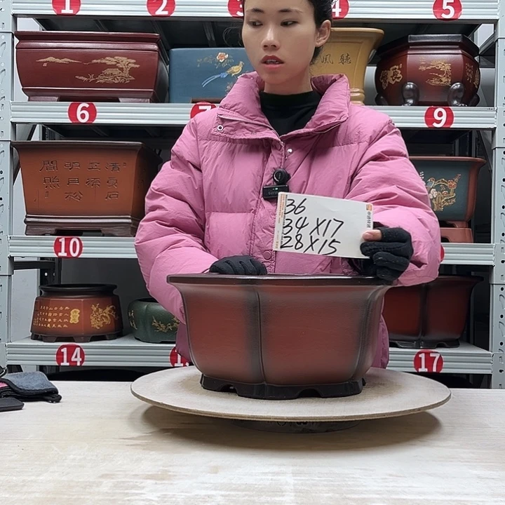 紫砂花盆紫砂花盆