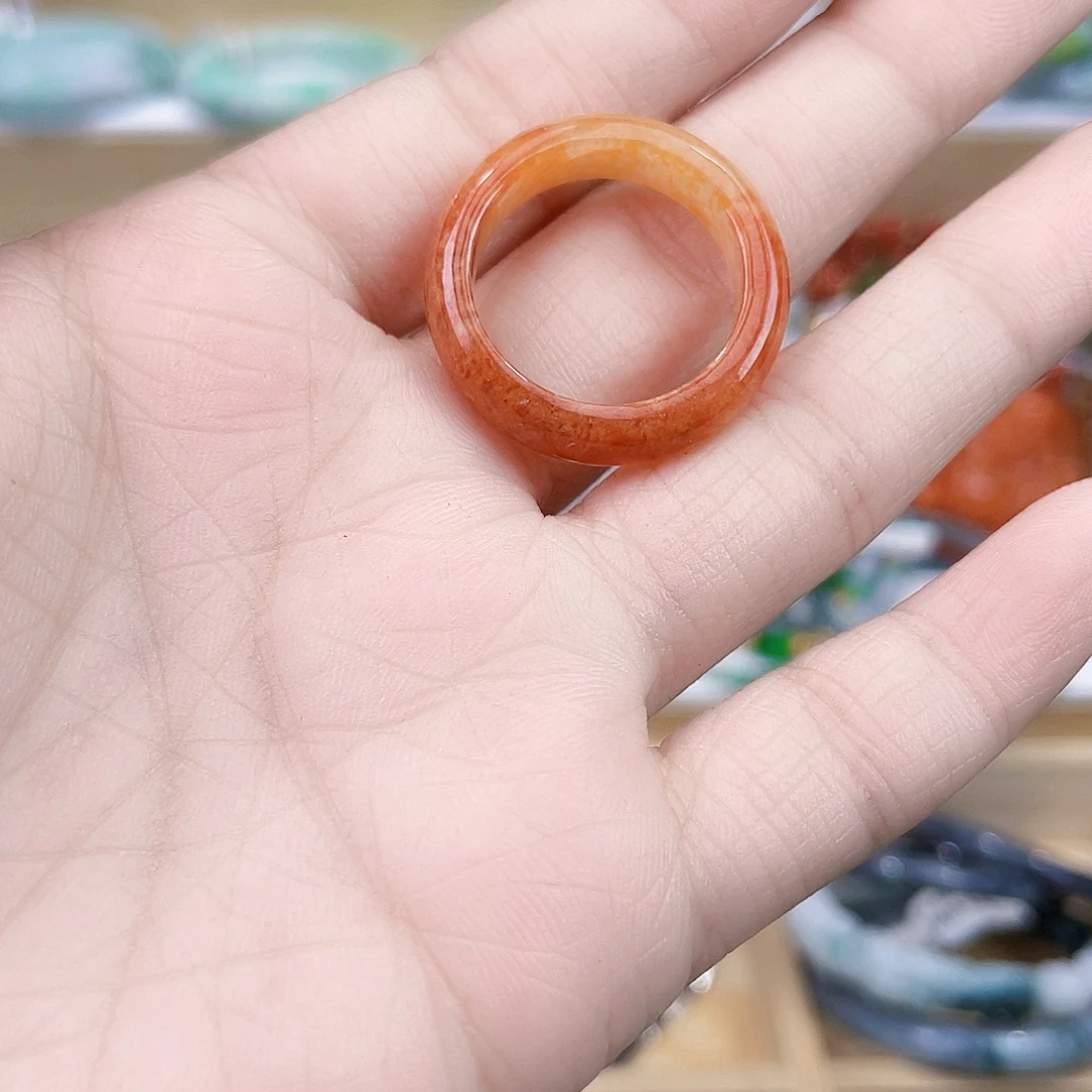 翡翠未镶嵌手链戒指20