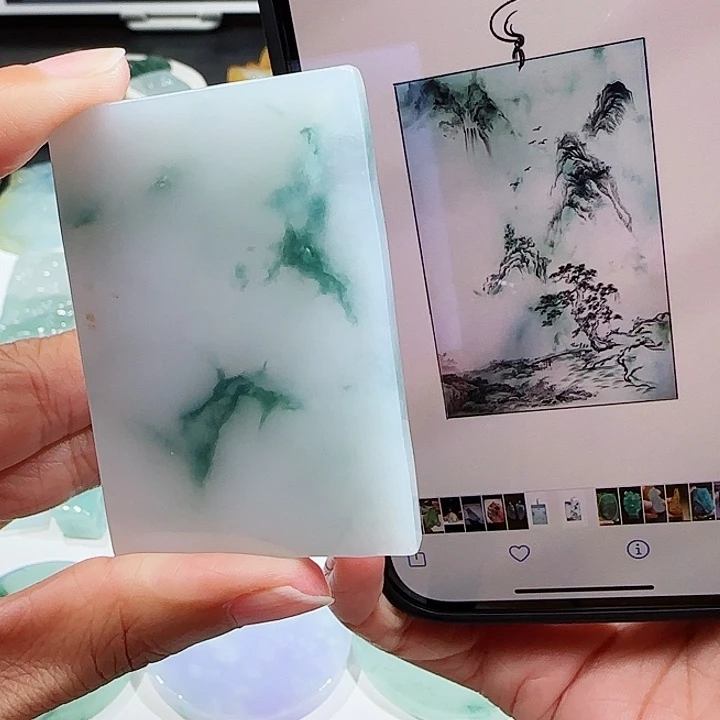 定制翡翠未镶嵌翡翠挂件