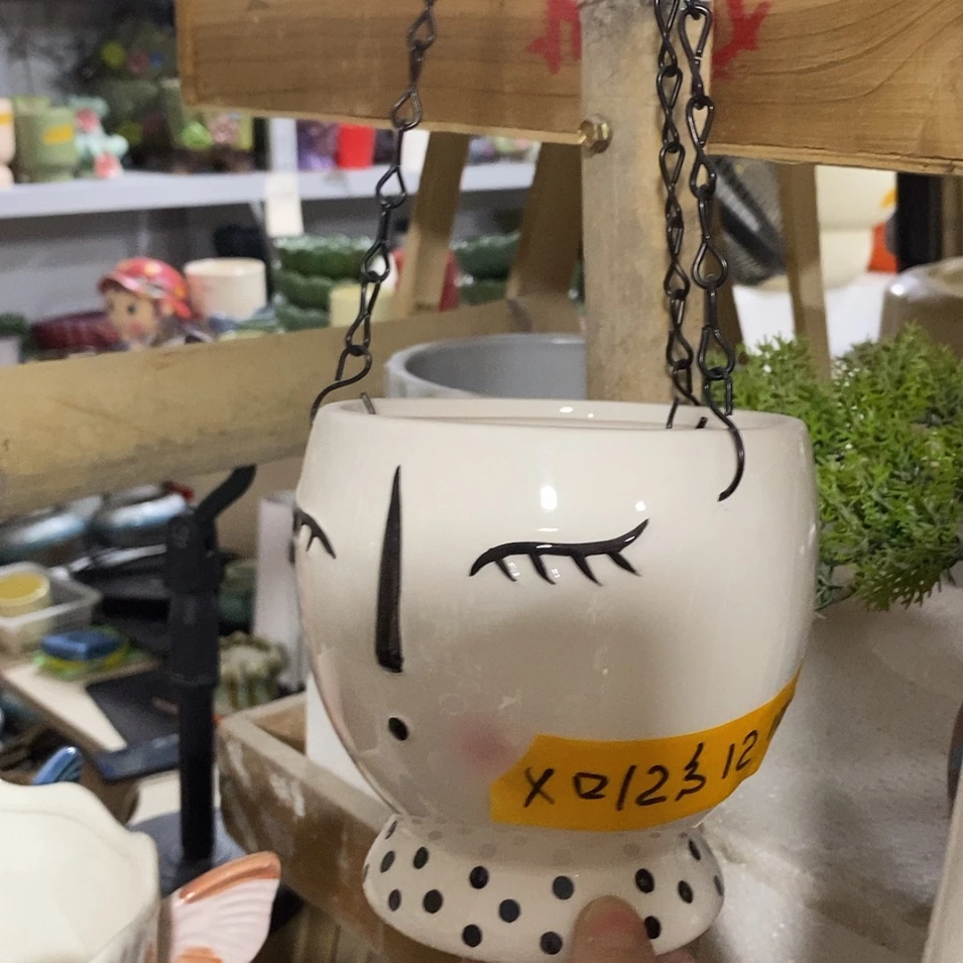 陶摆件陶盆有孔 瑕疵介意勿拍