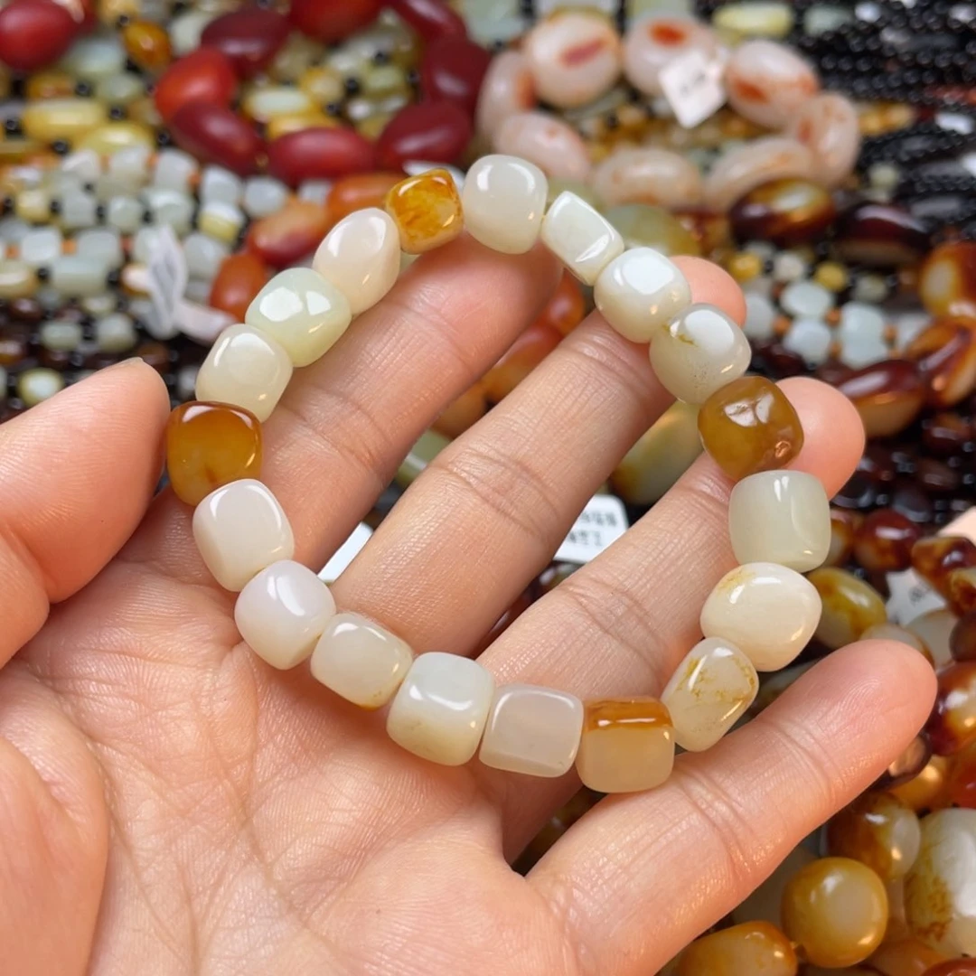 和田玉手链未镶嵌