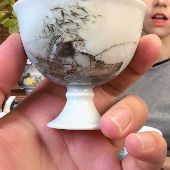 摆件景德镇手工老头