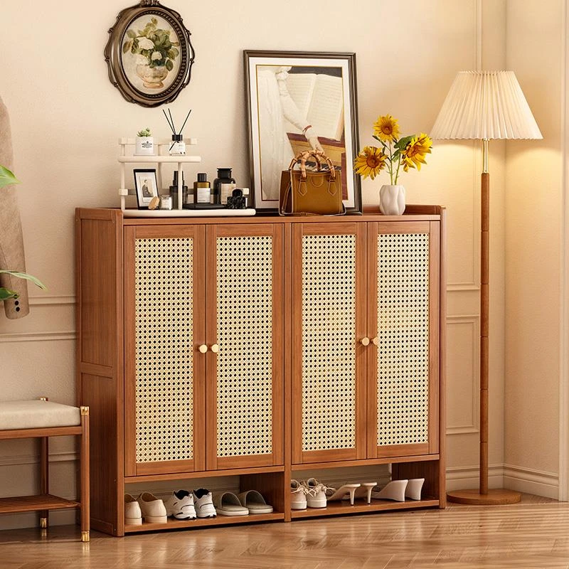 FAVMARTHA鞋架多层家用门口入户鞋柜收纳柜一体靠墙门外楼道鞋架