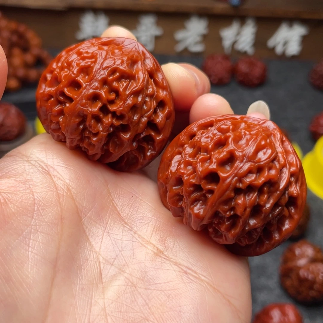 吊坠文玩核桃文玩核桃 手把件 宫灯 41