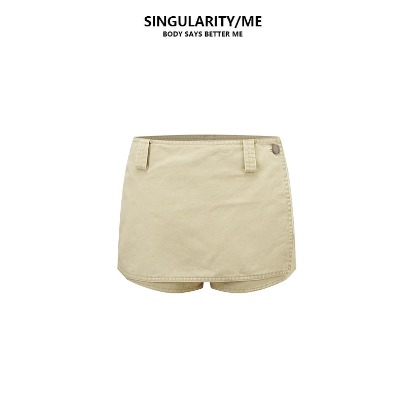 Singularity Me 4A 25003 美式复古工装辣妹包臀显瘦休闲短裙裙裤