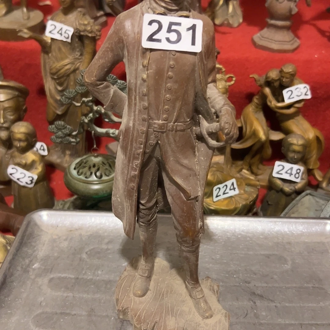 李****黄铜摆件，文房摆件工艺品