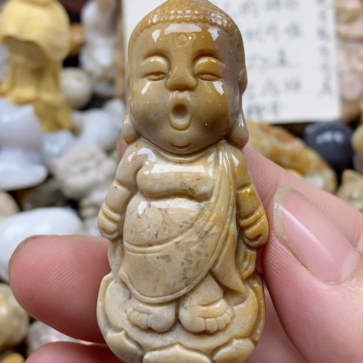 颈饰未镶嵌硅化珊瑚（珊瑚玉）有瑕