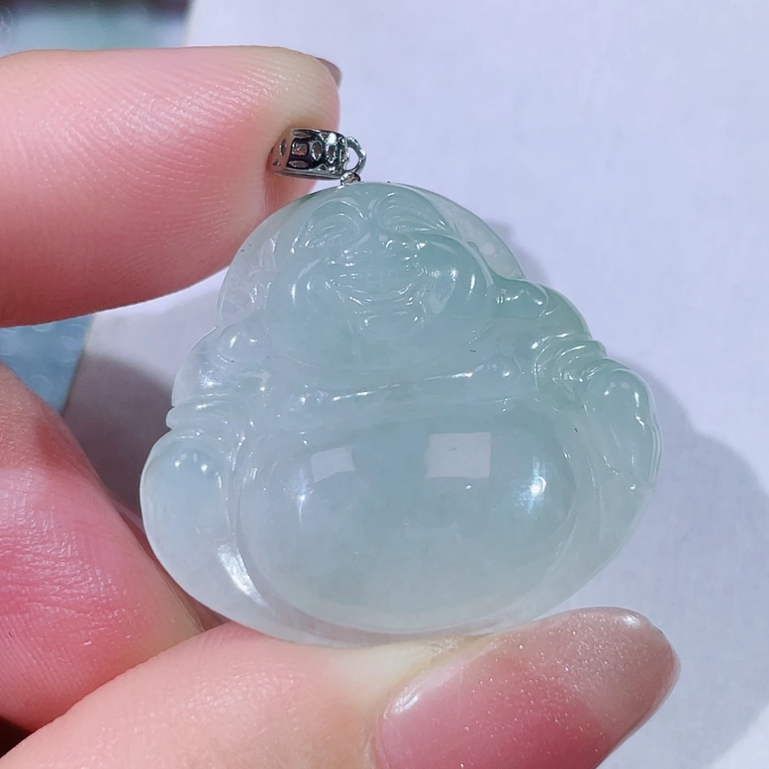 颈饰未镶嵌翡翠佛公