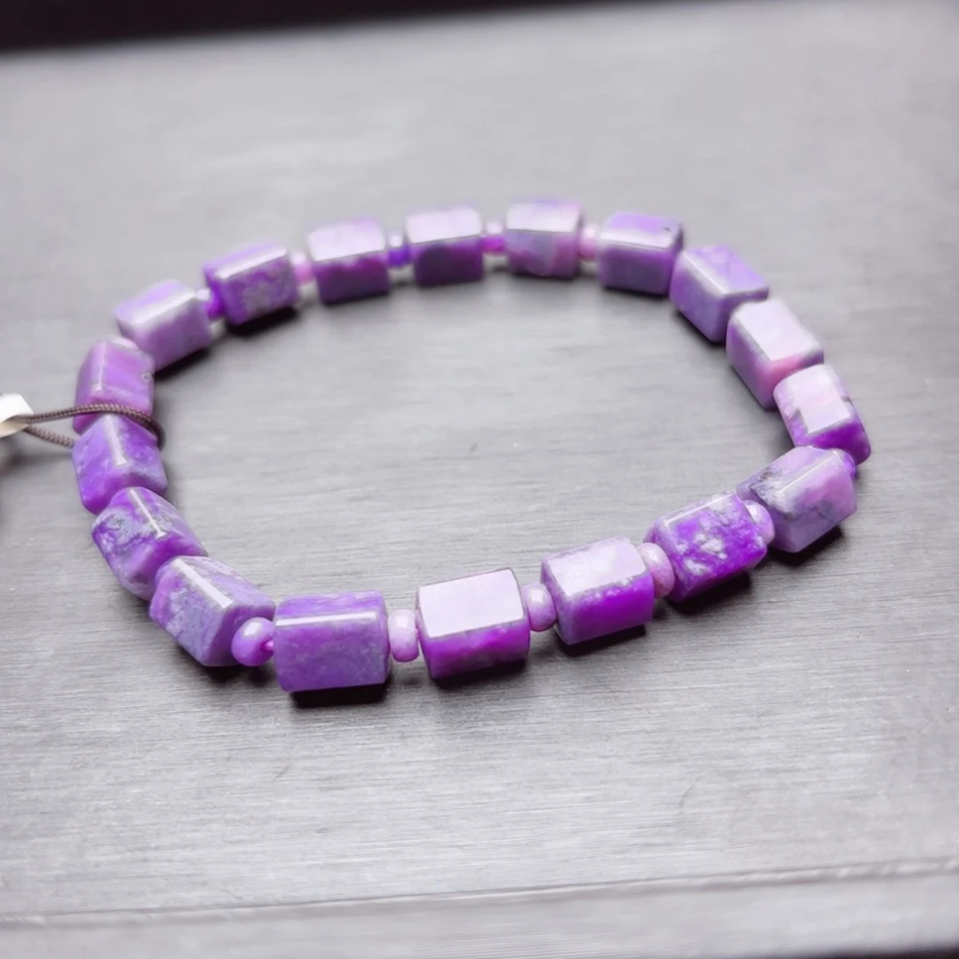 苏纪石（舒俱来）银S925镶嵌手串