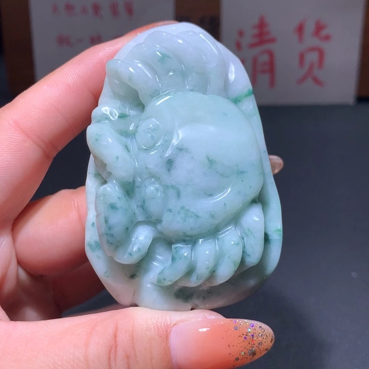 翡翠未镶嵌颈饰保真天然A货翡翠