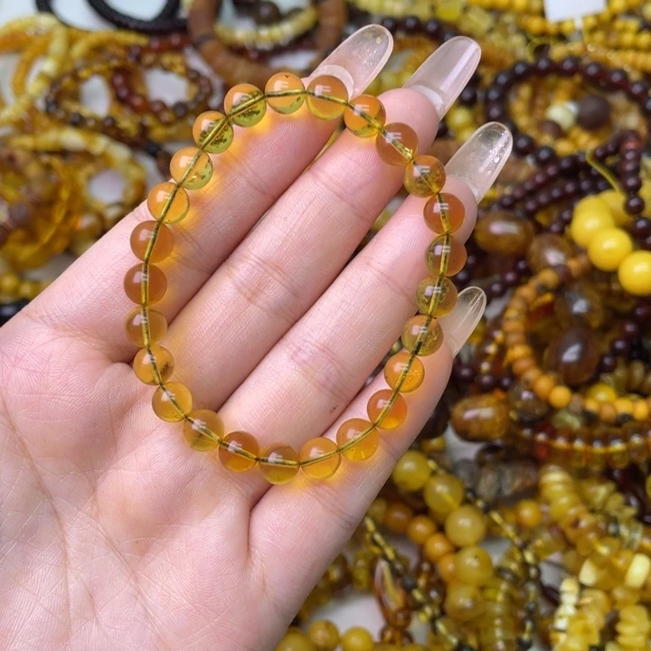 琥珀未镶嵌珠宝奇石