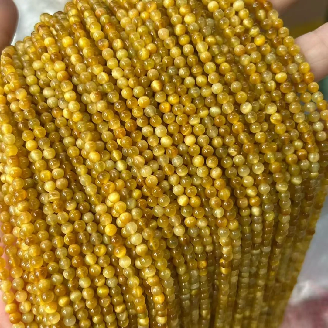 【7】金虎眼石半成品DIY手工串珠散珠--多样性发货