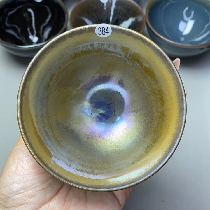 茶盏建窑建盏柴烧主人杯