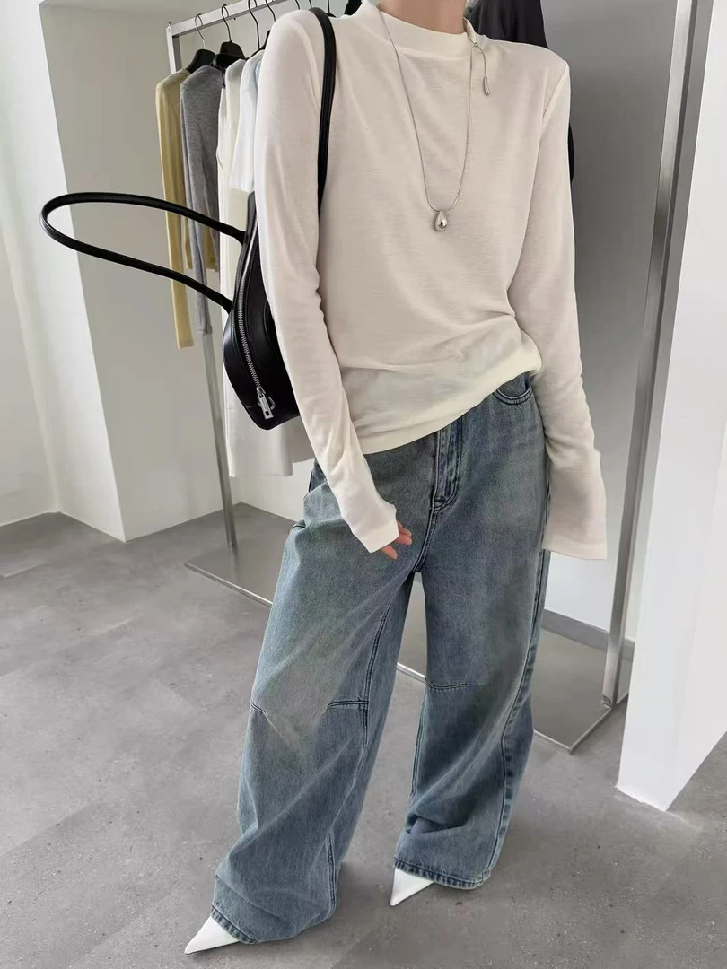 2018 曼淇家（半高领）水溶打底衫