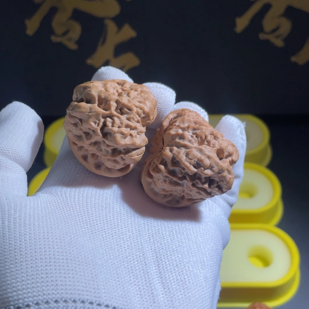 文玩核桃把件2号毕业级42肚44延庆肌肉蛙，不全品
