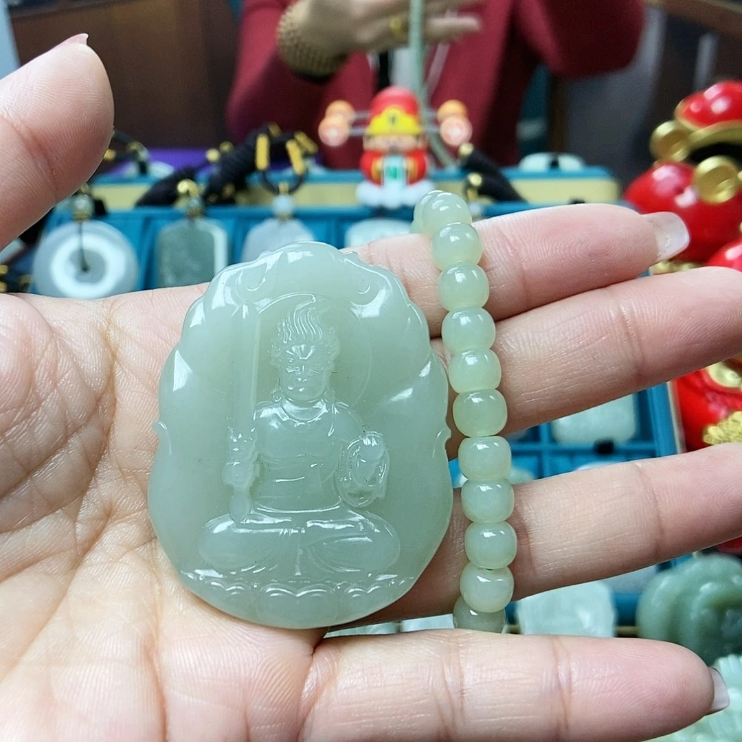 和田玉颈饰未镶嵌用****人